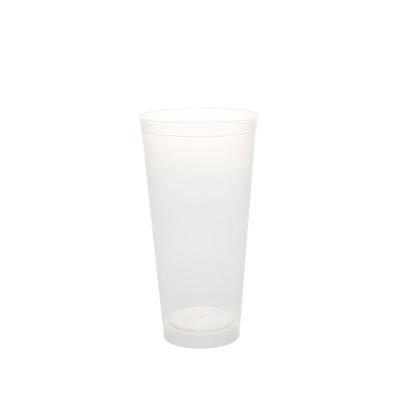 แก้วกาแฟพลาสติกใส 22Oz. (500ชิ้น/ลัง) บีเจเอ็ม | Officemate