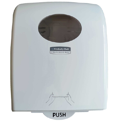 Slim Rool Dispenser KIMBERLY-CLARK Slim Roll Hand Towel Dispenser Model 7955 for 176 m Roll ...