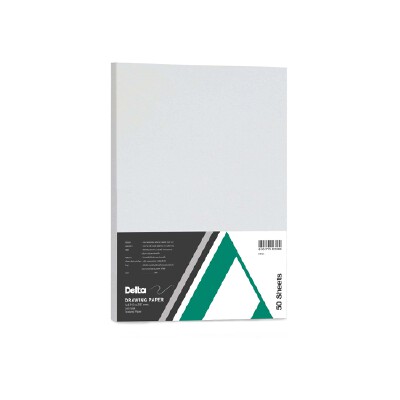 Delta Drawing Paper A4 200gsm. Rough Surface (50Sheet)