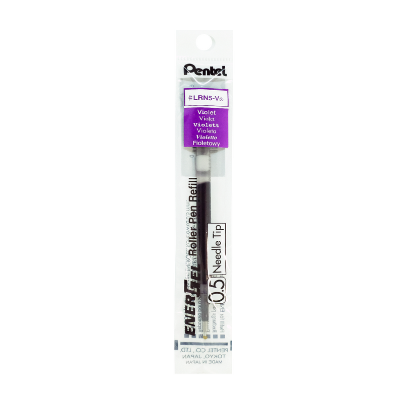 ไส้ปากกา PENTEL รุ่น Energel ขนาด 0.5 มม. สีม่วง | B2S