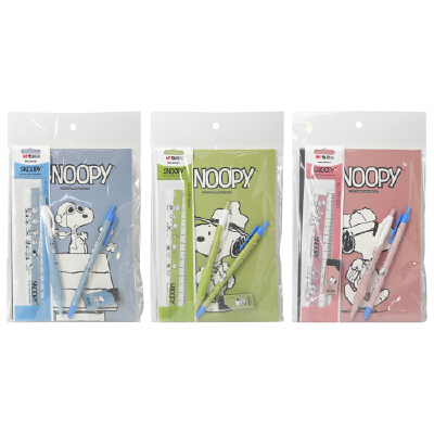 M&G Stationery set M&G Snoopy033 assorted colors(pack 5) | OfficeMate