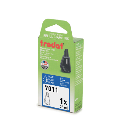 Trodat 7011 Stamp Pad Ink Red 28 ml