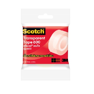 Scotch Transparent Tape600 1Core 3/3x25y.