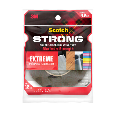 Scotch® Mounting Tape, 12.7 mm x 1.9 m