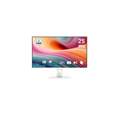【美品】MSI PRO MP251W E2 24.5型 IPS ホワイト MSI PRO MP251W E2 24.5 inç 120Hz Beyaz Monitör - Gaming.Gen.TR