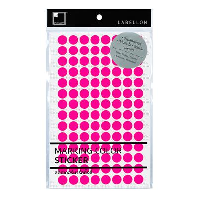 Sticker Fluorescent 13mm. Pink | OfficeMate
