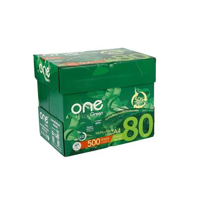 ONE GREEN กระดาษถ่ายเอกสาร A4 80 แกรม แพ็ค 500 แผ่น (แพ็ค 5 รีม ...