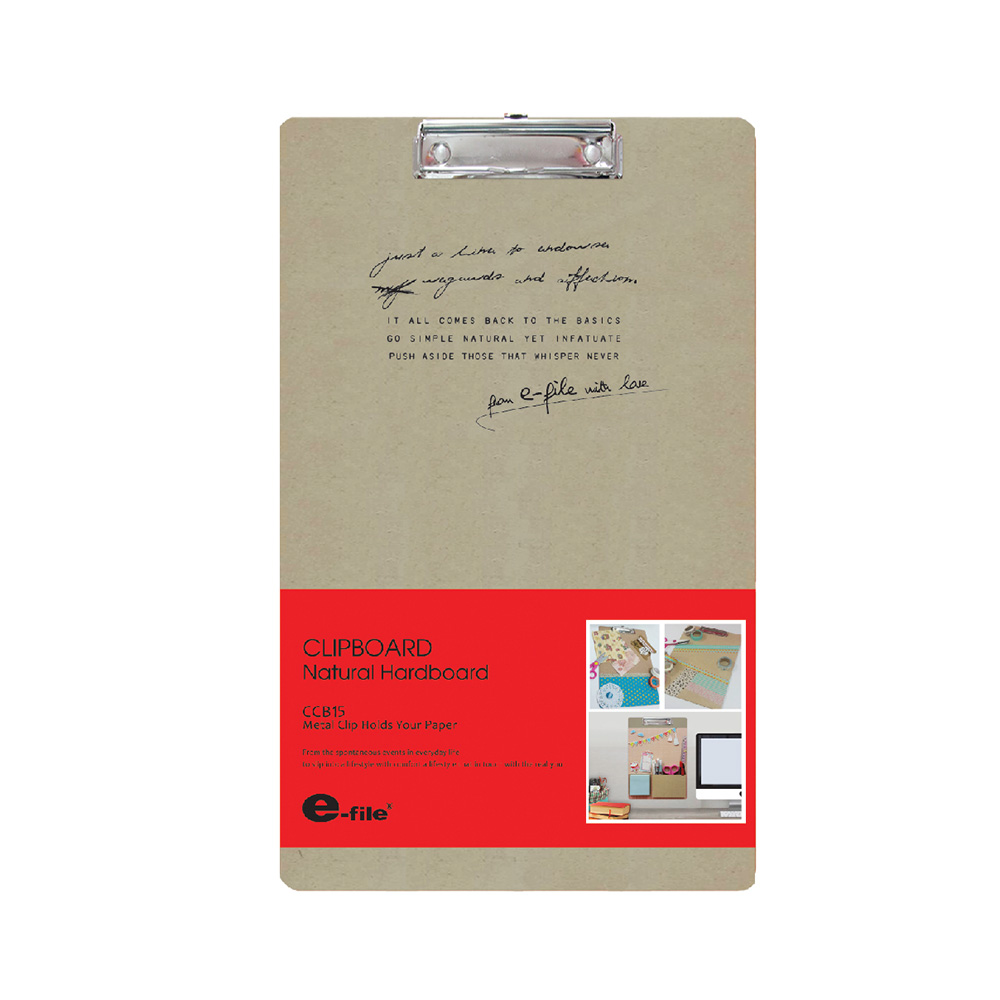 คลิปบอร์ด E-FILE แนชเชอเริล ฮาร์ดบอร์ด รุ่น CCB15 | B2S