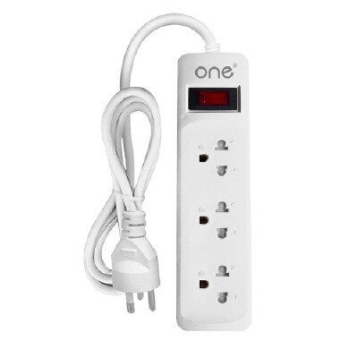 ONE Plug 10A 1SW 3S ONE301W | OfficeMate