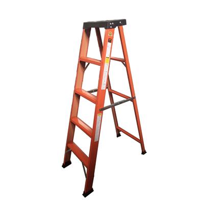 Universal Ladder Color Code Colour Coated Ladder 5 ft. Orange | OfficeMate