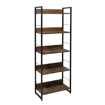 FURRADEC ชั้นวาง 5 ชั้น รุ่น Tower สีเนเชอรัลทีค ขนาด 60x30x159 ซม. Furradec