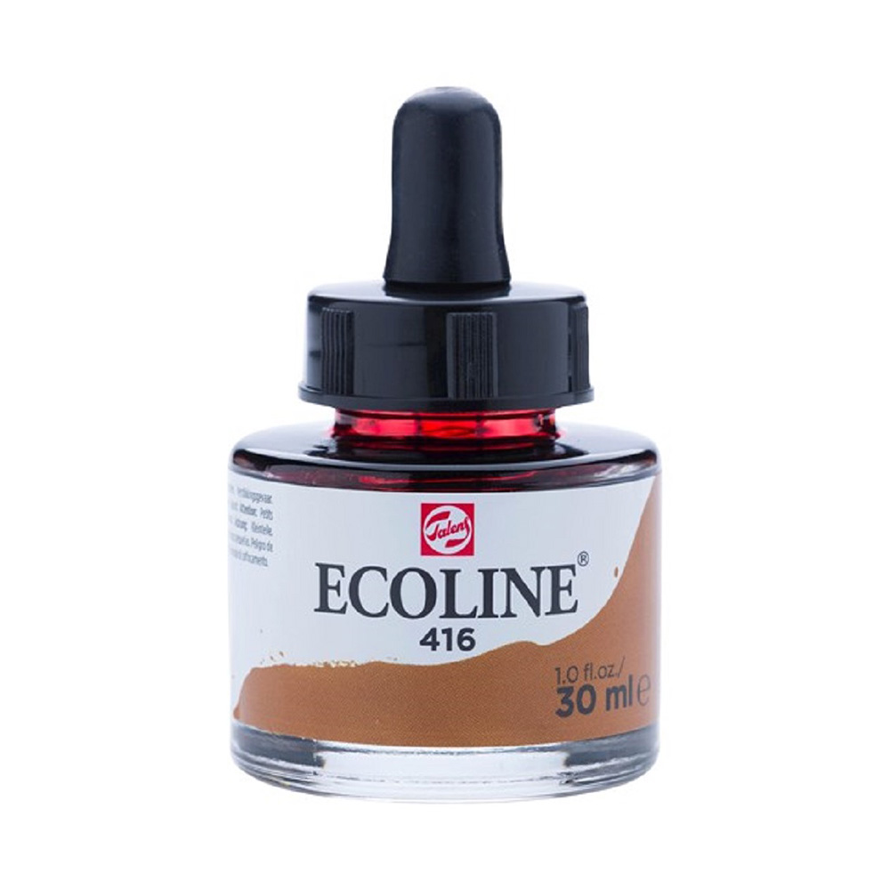 สีน้ำหมึก ECOLINE No.416 Sepia 30ml. | B2S