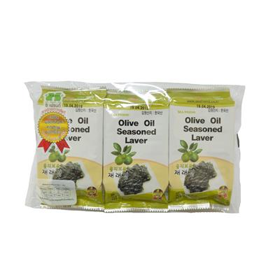 [Dongwon] Yangban Olive Oil Seasoned Laver 5g x 12pack main image 0