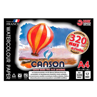 สมุด C/S Canson 600324 320G หยาบ A4 (12 s) 20 ชิ้น/กล่อ | OfficeMate
