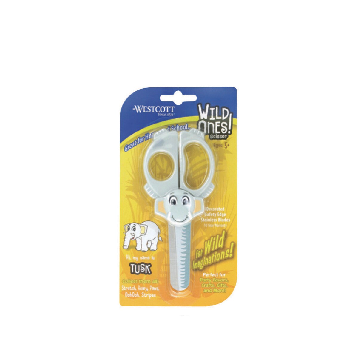 Westcott Kinderscheren Set - 6 Stück Mit Tierdesigns, 13 Cm