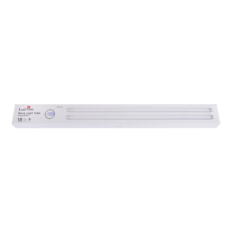 หลอดไฟแบล็คไลท์ 18W LUZINO รุ่น T8 UV TUBE 18W (แพ็ค 2 LUZINO