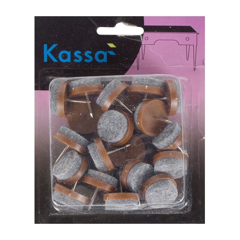NailOn Felt Glides KASSA/GIANT KINGKONG K71 Size 20 MM. (Pack 20 Pcs