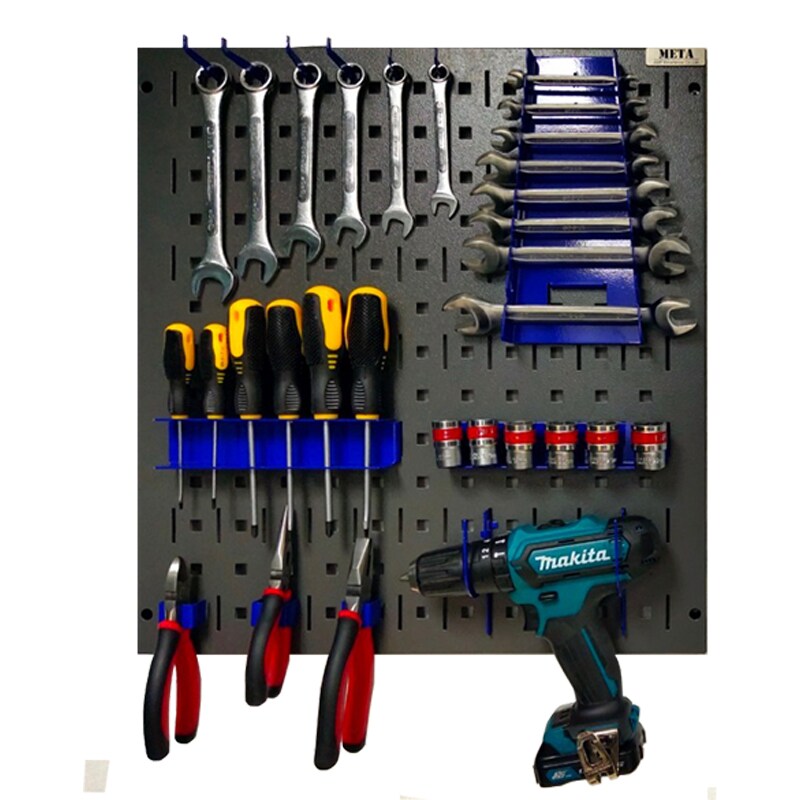 Minitool Hanging Panel META Multi-Purpose Hanging Panel Model HT-530-GR/NY for Tool Storage ...