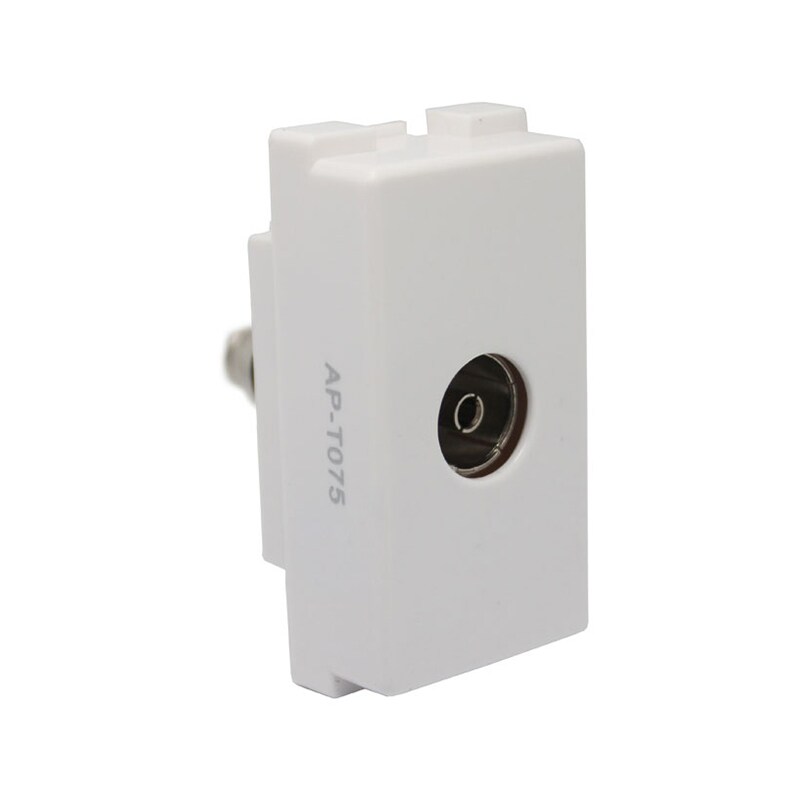 TV Socket Module (1 Module) ALPHA HACO AP-T075 White | OfficeMate