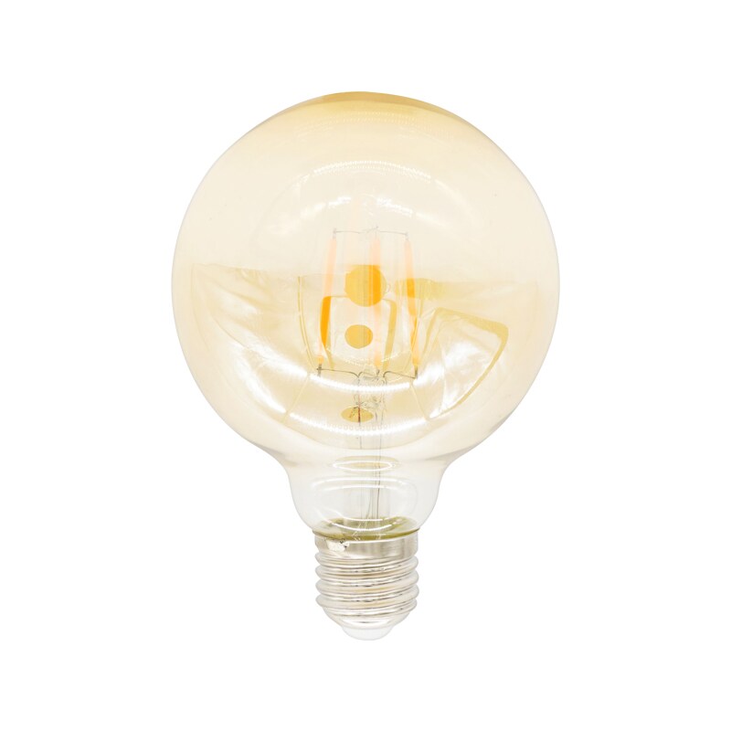 หลอดวินเทจ LED 6 วัตต์ Warmwhite RACER รุ่น AMBER G95 E Racer