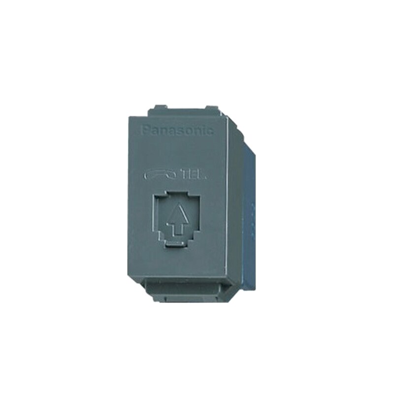 เต้ารับโทรศัพท์ 6P 4C PANASONIC รุ่น Weg 2164H สีเทา | OfficeMate