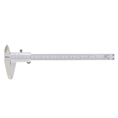 Mitutoyo 530-119 Vernier Caliper, Stainless Steel, Inch/Metric, 0-12 ...