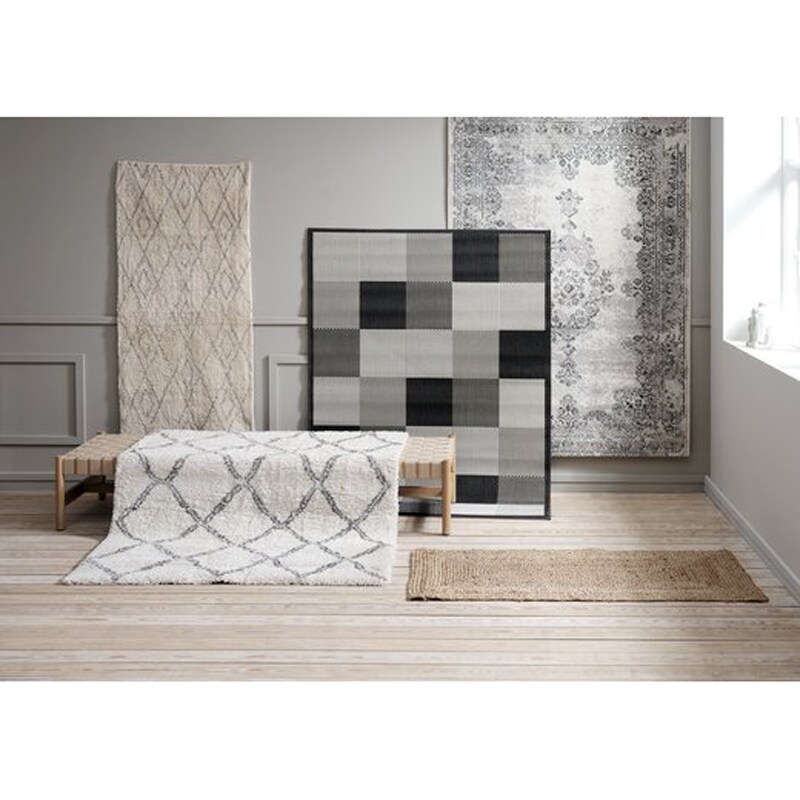 JYSK พรม RIPS 130x193 ดำ/เบจ OfficeMate