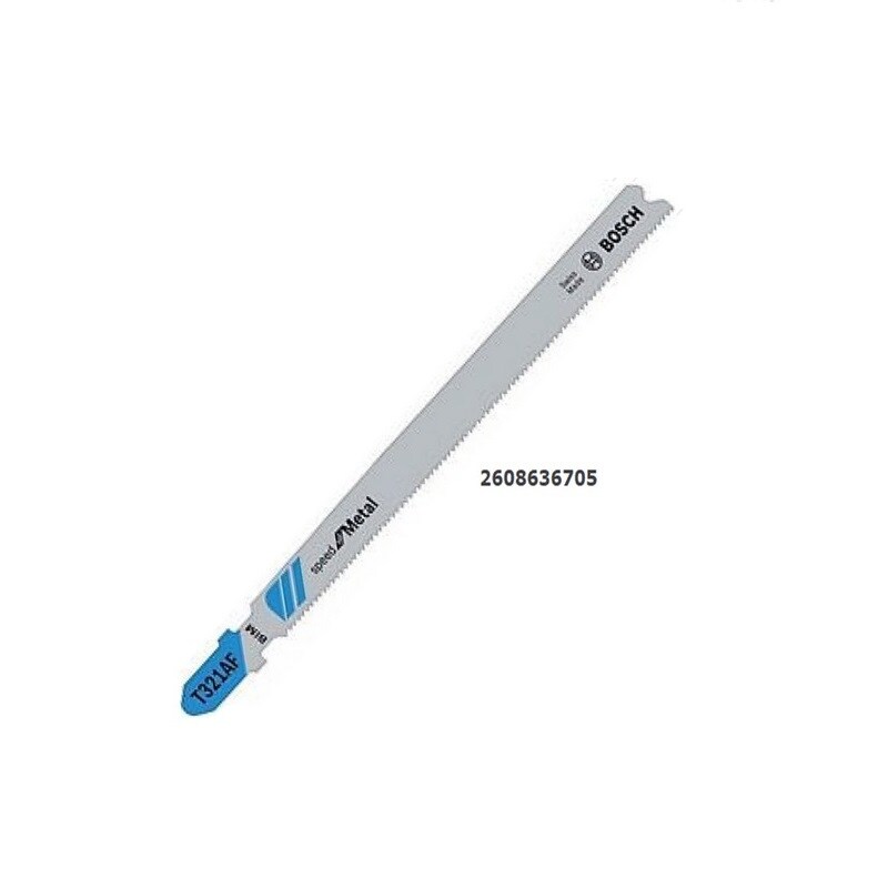 T321af BOSCH T321AF ใบเลื่อยจิ๊กซอตัดเหล็ก ตัดท่อบาง 1-3 มิล #2608636705 (5ใบ ...