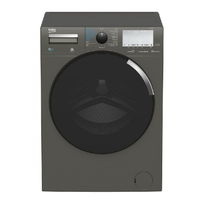 Gray washer outlet and dryer