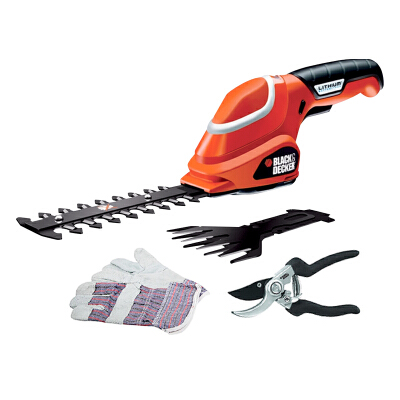 BLACK DECKER Hedge Trimmer GSL700 Power 7.2 Volt Orange OfficeMate