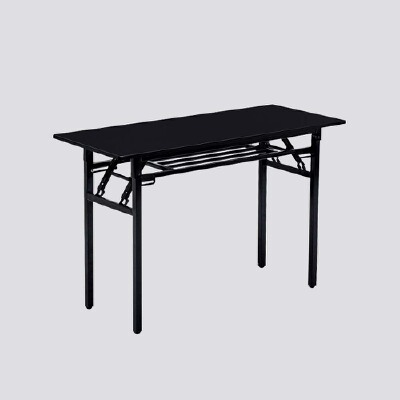 HomeHuk Black MDF Folding Dining Table | OfficeMate
