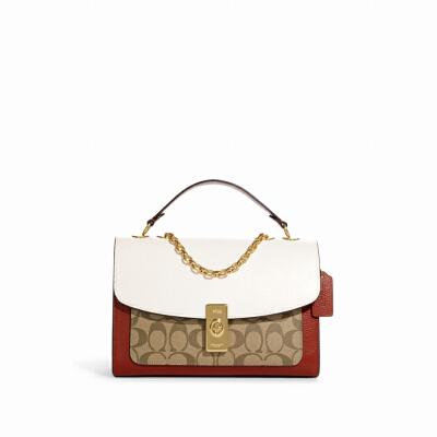 Coach colorblock shoulder discount bag