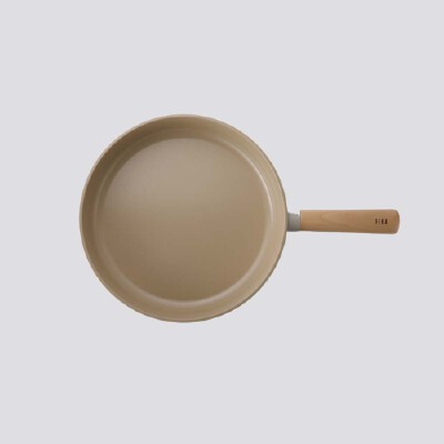 กระทะ เคลือบเซรามิค non-stick สีอ๊อฟไวท์ HomeHuk FIKA ชิ้น