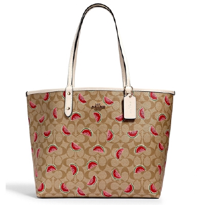 Reversible city tote hot sale in signature canvas