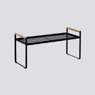 Iron Kitchen Rack HomeHuk Black Iron Minimal Kitchen Rack 50x20cm Iron Minimal Kitchen ...