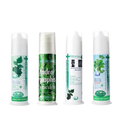 Existing Toothpaste Pump Mix Toothpaste Pump Set 4 ยาสีฟันครบสูตร Dentiste | OfficeMate
