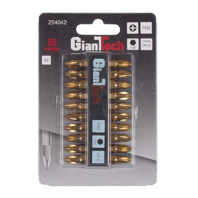 ชุดดอกไขควงสี่แฉก GIANTTECH รุ่น 254042 ขนาด PH2 x 50 มม. Gianttech