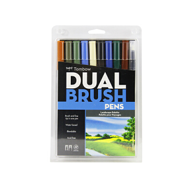 Tombow Dual Brush Set 10 Landscape