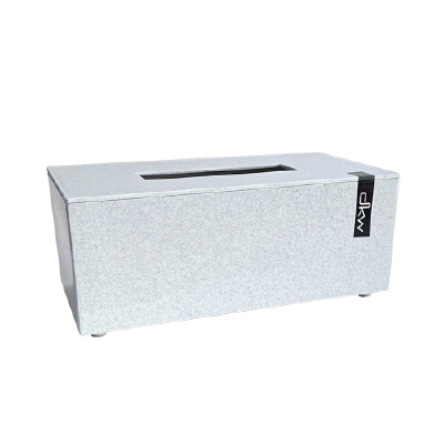 DKWCOMPANY Tissue Box Set Rectangular Shape MARBLE HH-3020-2 Grey Size ...