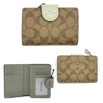 .com: [Coach] OUTLET C0082 SVV7Q MEDIUM CORNER ZIP WALLET