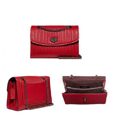 Coach parker online red