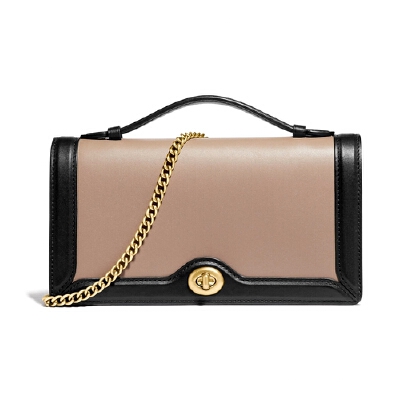 Riley chain outlet clutch in colorblock