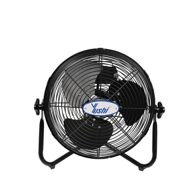 พัดลมอุตสาหกรรม รุ่นตั้งพื้น ปรับแหงน Yushi Floor Fan สีดำ 12นิ้ว Pcs |  Officemate