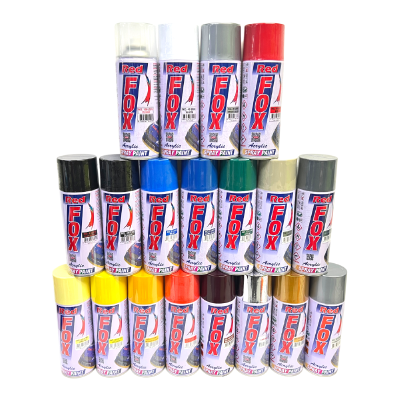 RED FOX spray paint GOLD NO.351 (228) size 400 cc. (1 dozen per box ...