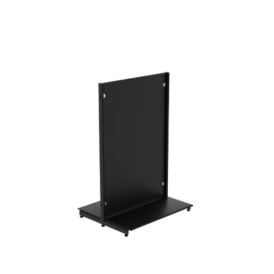 rbs Shopping Double-Sided Solid Wall Display - Base Shelf 30 kg. Black ...