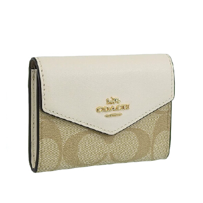 COACH FLAP CARD CASE IN SIGNATURE CANVAS CH202 IMDQC