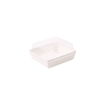 GOOD BOX PACK กล่องขนมจตุรัสขาว+ฝา ไซส์ S 100 ชุด | OfficeMate