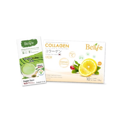 คอลลาเจนส้ม + ชาเขียว BELIFE เซ็ตจับคู่ | OfficeMate