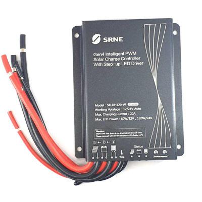 SRNE Step-UP Solar Street light Controller DC 12V LED 60W SR-DH120-W ...