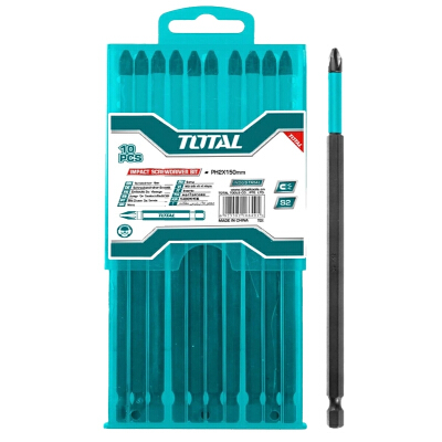 TOTAL ดอกไขควงลมแบบกระแทก รุ่น TACIM16PH263 ขนาด PH2 x150มม. TOTAL